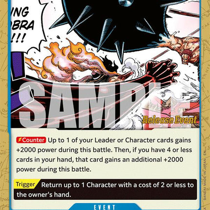 Gum-Gum King Cobra [A Fist of Divine Speed Release Event Cards]
