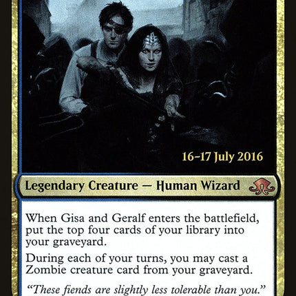 Gisa and Geralf [Eldritch Moon Prerelease Promos]