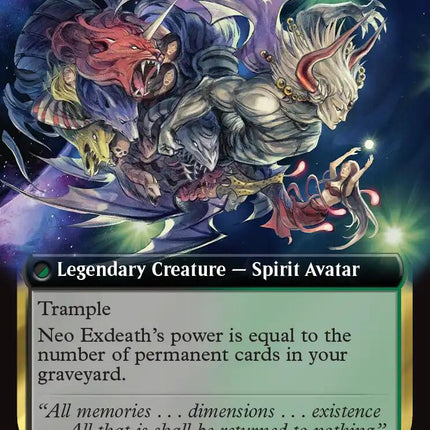 Exdeath, Void Warlock // Neo Exdeath, Dimension's End (Extended Art) [FINAL FANTASY]