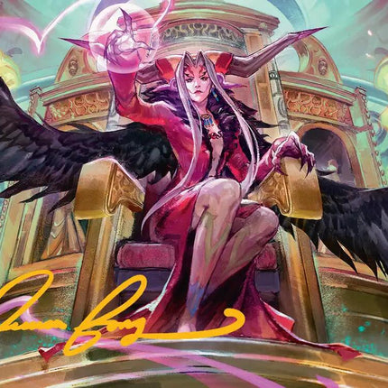 Sorceress's Schemes Art Card (Gold-Stamped Signature) [FINAL FANTASY Art Series]