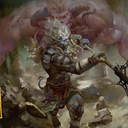 Kimahri, Valiant Guardian Art Card (Gold-Stamped Signature) [FINAL FANTASY Art Series]