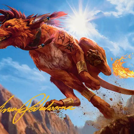 Red XIII, Proud Warrior Art Card (Gold-Stamped Signature) [FINAL FANTASY Art Series]