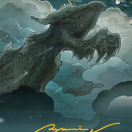 Sin, Spira's Punishment Art Card (Gold-Stamped Signature) [FINAL FANTASY Art Series]