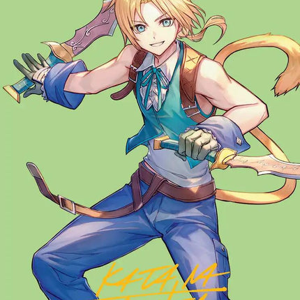 Zidane, Tantalus Thief Art Card (Gold-Stamped Signature) [FINAL FANTASY Art Series]