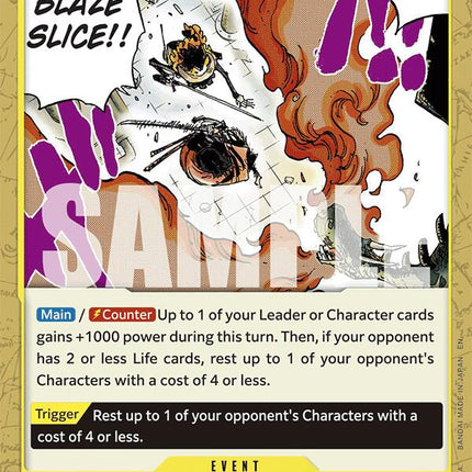 Blaze Slice (Reprint) [Starter Deck: GREEN/YELLOW Yamato]