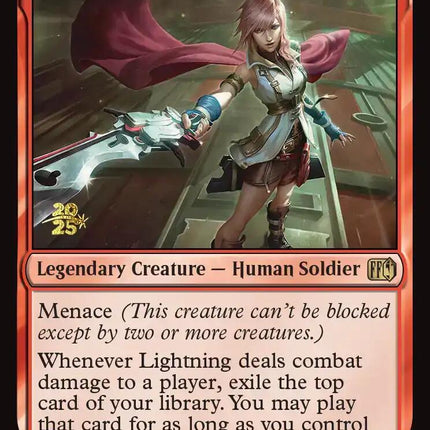 Lightning, Security Sergeant [FINAL FANTASY Prerelease Promo]