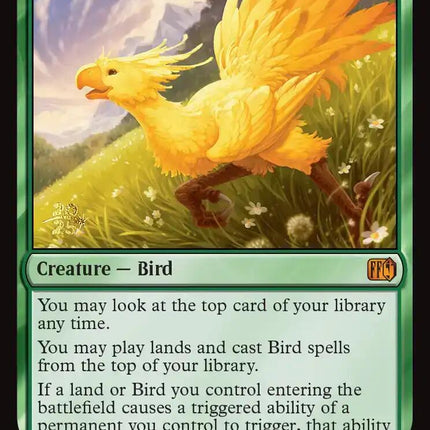 Traveling Chocobo [FINAL FANTASY Prerelease Promo]