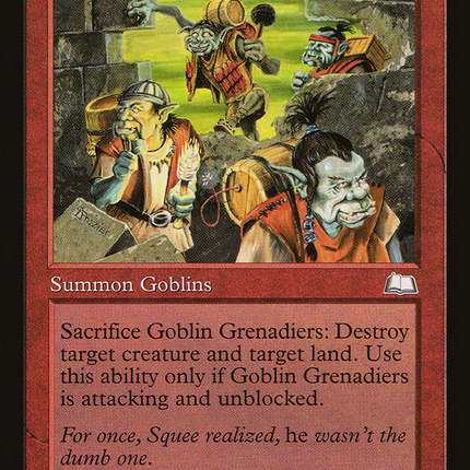 Goblin Grenadiers [The List]