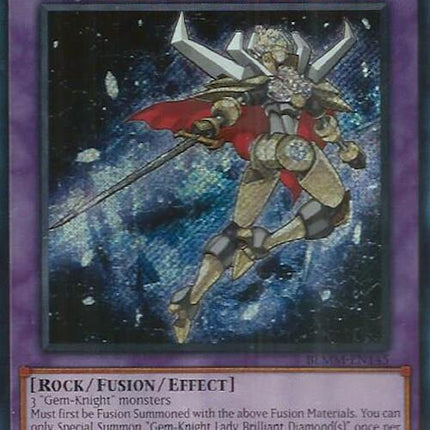 Gem-Knight Lady Brilliant Diamond [BLMM-EN145] Secret Rare