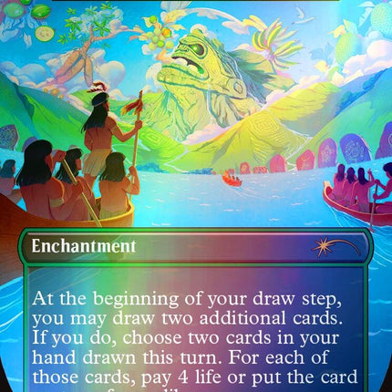 La abundancia de Yucahu - Sylvan Library (Rainbow Foil) [Secret Lair Drop Series]