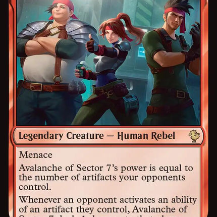 Avalanche of Sector 7 (Surge Foil) [FINAL FANTASY Commander]
