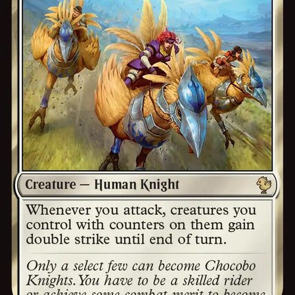 Chocobo Knights (Surge Foil) [FINAL FANTASY Commander]