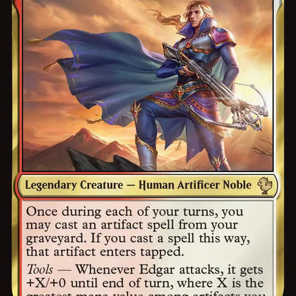 Edgar, Master Machinist (Surge Foil) [FINAL FANTASY Commander]