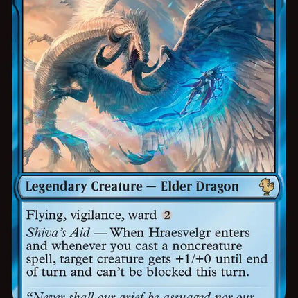 Hraesvelgr of the First Brood (Surge Foil) [FINAL FANTASY Commander]