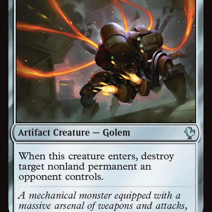 Meteor Golem (Surge Foil) [FINAL FANTASY Commander]