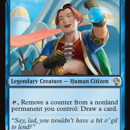 O'aka, Traveling Merchant (Surge Foil) [FINAL FANTASY Commander]