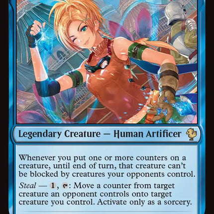 Rikku, Resourceful Guardian (Surge Foil) [FINAL FANTASY Commander]