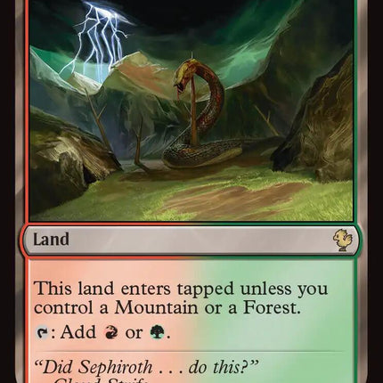 Rootbound Crag (Surge Foil) [FINAL FANTASY Commander]