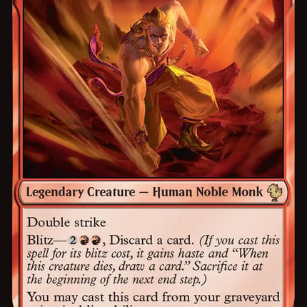 Sabin, Master Monk (Surge Foil) [FINAL FANTASY Commander]