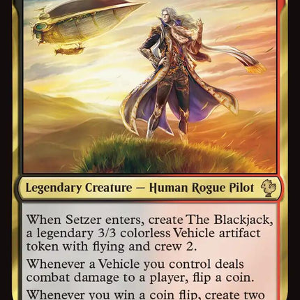 Setzer, Wandering Gambler (Surge Foil) [FINAL FANTASY Commander]