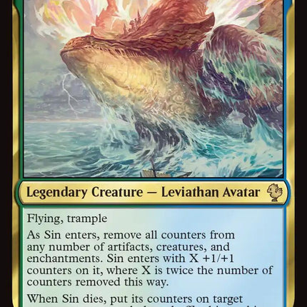 Sin, Unending Cataclysm (Surge Foil) [FINAL FANTASY Commander]