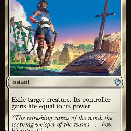 Swords to Plowshares (Surge Foil) [FINAL FANTASY Commander]