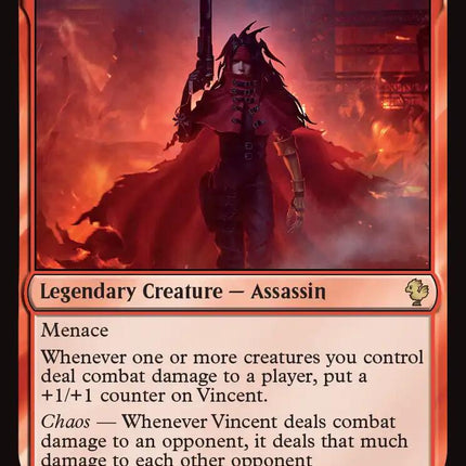 Vincent, Vengeful Atoner (Surge Foil) [FINAL FANTASY Commander]