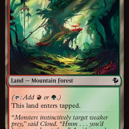 Wooded Ridgeline (Surge Foil) [FINAL FANTASY Commander]