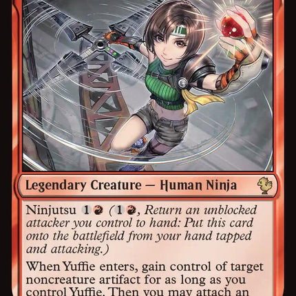 Yuffie, Materia Hunter (Surge Foil) [FINAL FANTASY Commander]