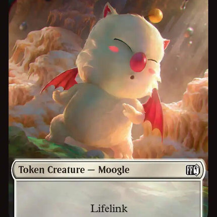 Moogle // Zombie Double-Sided Token (Surge Foil) [FINAL FANTASY Commander Tokens]