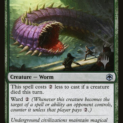 Purple Worm (Promo Pack) [Tarkir: Dragonstorm Promos]