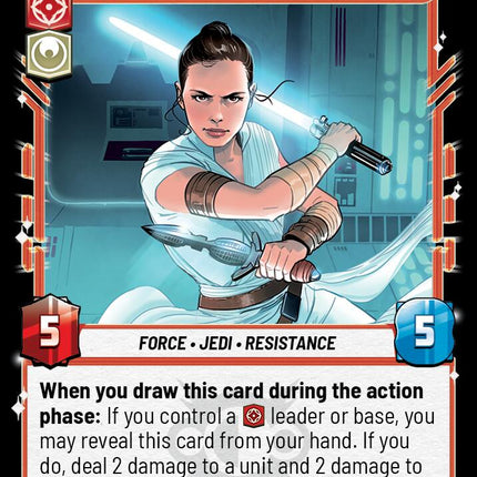 Rey - With Palpatine's Power (148/264) (148/264) [Legends of the Force]