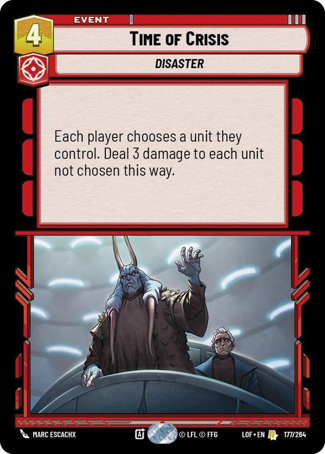 Time of Crisis (177/264) (177/264) [Legends of the Force]