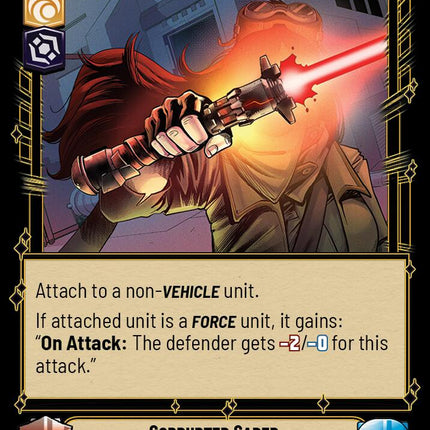 Corrupted Saber (187/264) (187/264) [Legends of the Force]