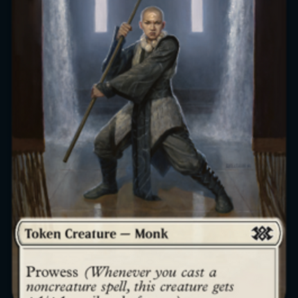 Egg // Monk Double-Sided Token [Double Masters 2022 Tokens]