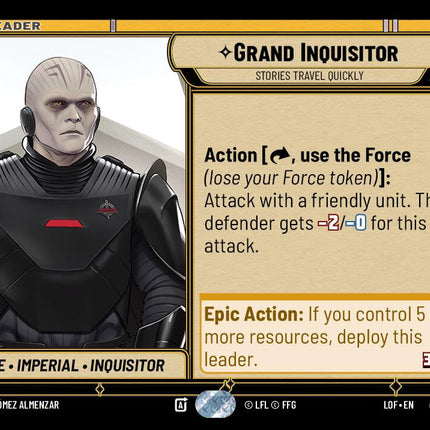 Grand Inquisitor - Stories Travel Quickly (014/264) (014/264) [Legends of the Force]