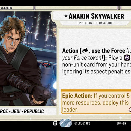 Anakin Skywalker - Tempted by the Dark Side (018/264) (018/264) [Legends of the Force]