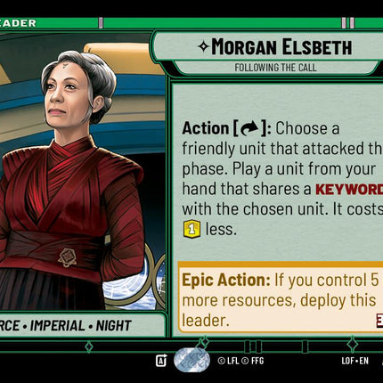 Morgan Elsbeth - Following the Call (005/264) (005/264) [Legends of the Force]