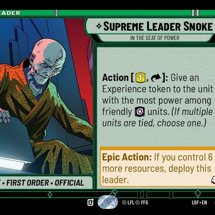 Supreme Leader Snoke - In the Seat of Power (006/264) (006/264) [Legends of the Force]