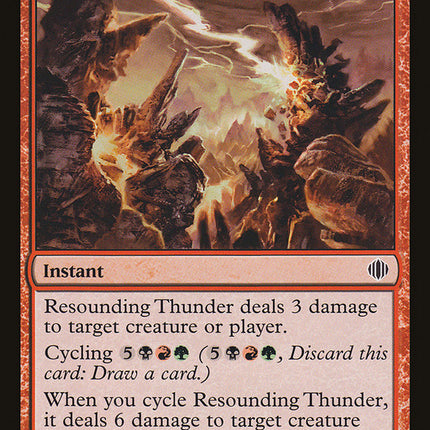 Resounding Thunder [Shards of Alara]