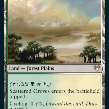 Scattered Groves [Commander Masters]