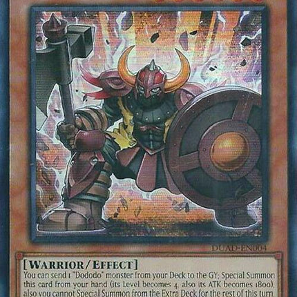 Dodododo Warrior [DUAD-EN004] Ultra Rare