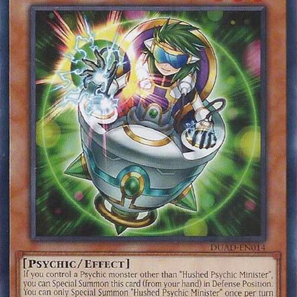 Hushed Psychic Minister [DUAD-EN014] Common