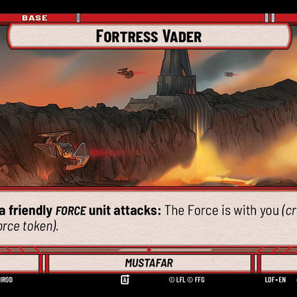 Fortress Vader // Shield (026/264 // T02/T03) (026/264 // T02/T03) [Legends of the Force]
