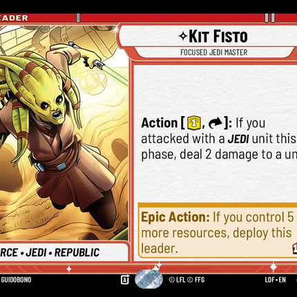 Kit Fisto - Focused Jedi Master (011/264) (011/264) [Legends of the Force]