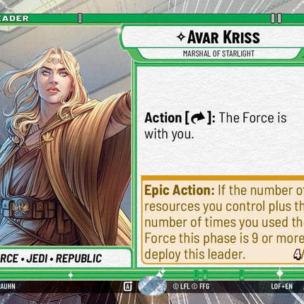 Avar Kriss - Marshal of Starlight (271) (Hyperspace) (271) [Legends of the Force]