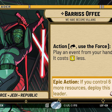 Barriss Offee - We Have Become Villains (277) (Hyperspace) (277) [Legends of the Force]