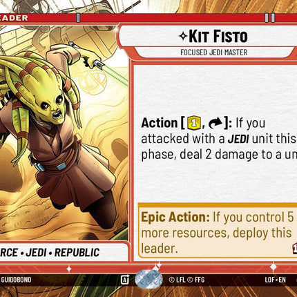 Kit Fisto - Focused Jedi Master (275) (Hyperspace) (275) [Legends of the Force]