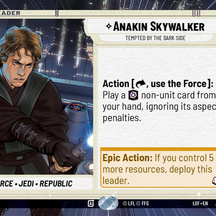 Anakin Skywalker - Tempted by the Dark Side (282) (Hyperspace) (282) [Legends of the Force]