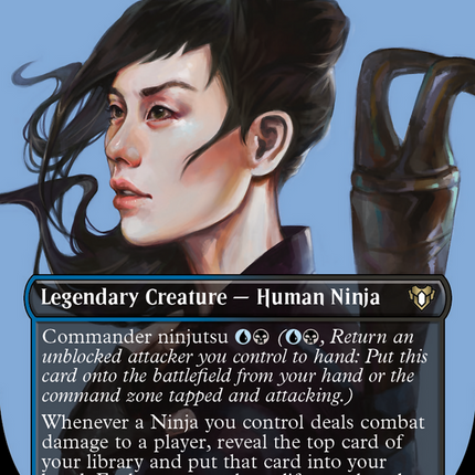 Yuriko, the Tiger's Shadow (Borderless Profile) [Commander Masters]
